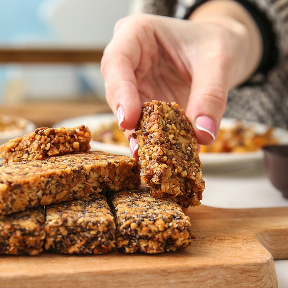 Image of a baked granola to represent Nature's Bakery.